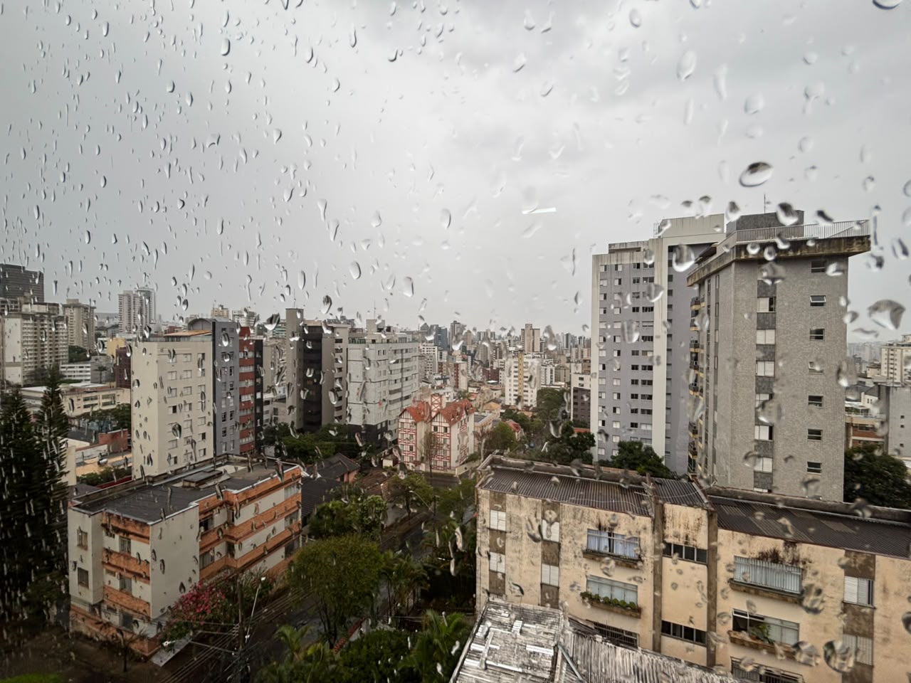 Após ventania, previsão é de pancadas de chuva e calor em BH nesta segunda