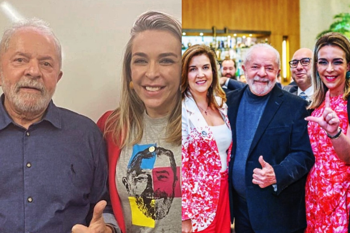 Lula diz no JN que "nunca viu" Roberta Luchsinger, mas tem fotos com ela