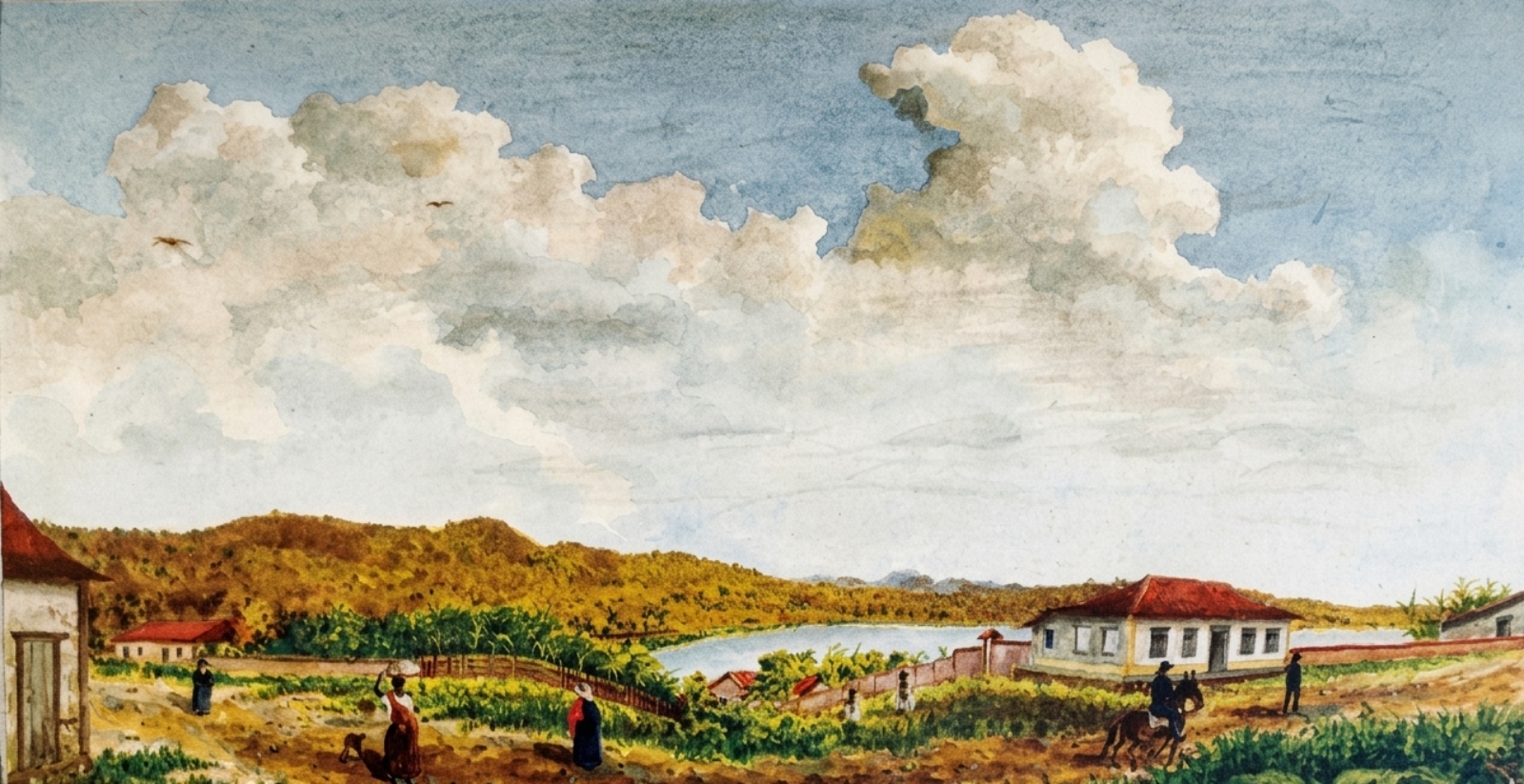 Desenho da casa de Peter Lund