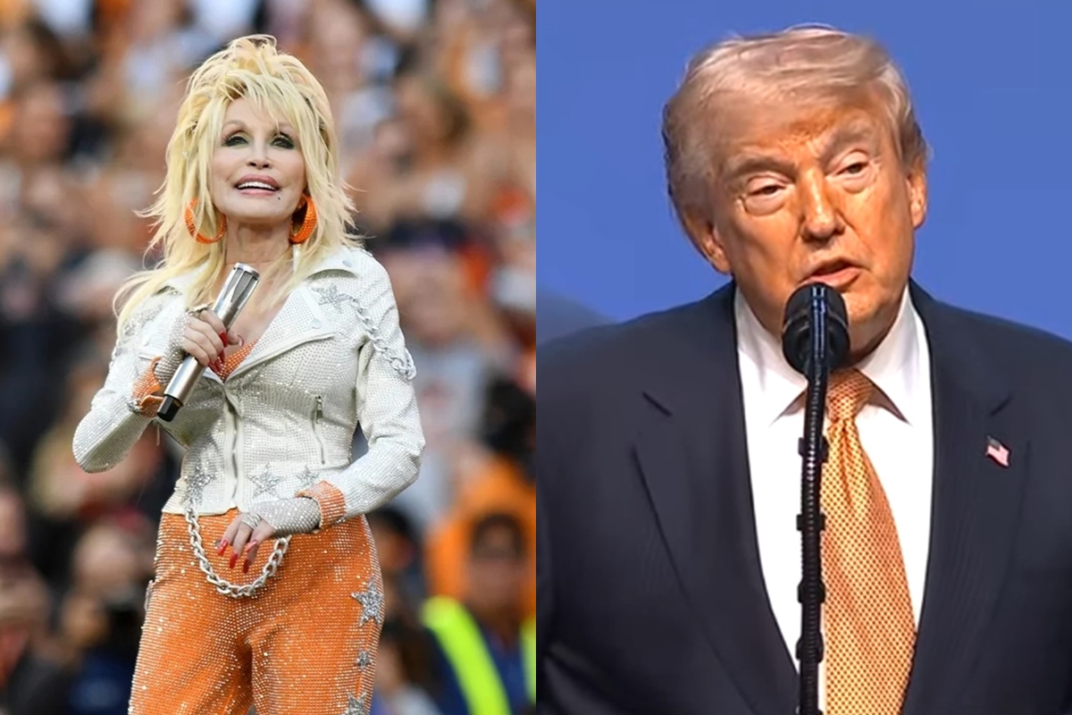 Trump homenageia Dolly Parton e manda hastear bandeiras a meio-mastro - QTU Questões do Universo