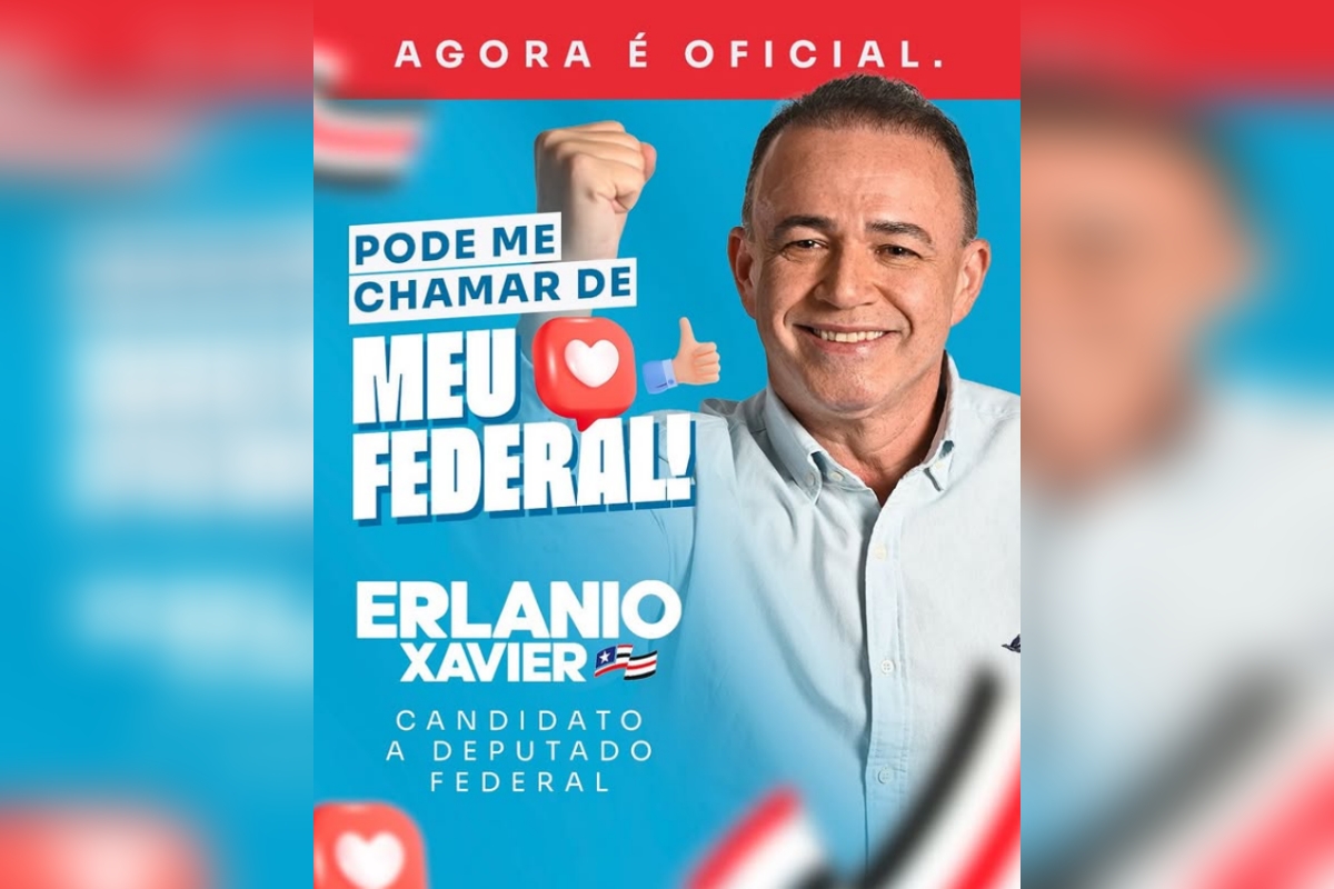 Erlânio Xavier, sócio de Weverton, busca vaga na Câmara dos Deputados