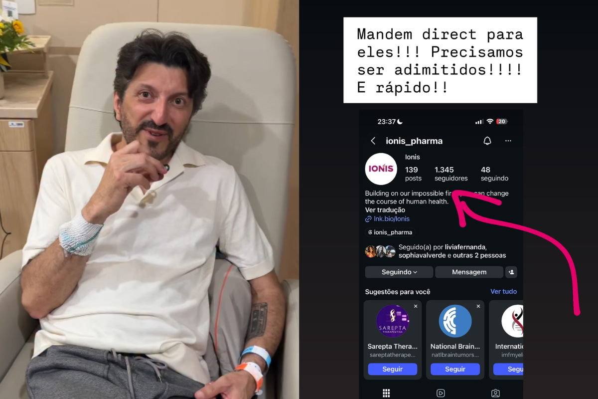 Esposa de Lito Sousa faz apelo por vaga em tratamento experimental