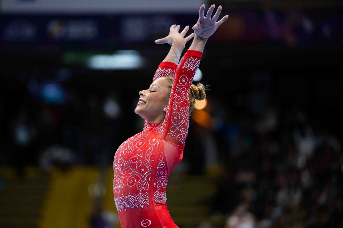 Rebeca Andrade e Lorrane Oliveira se destacam no Campeonato Brasileiro de Ginástica