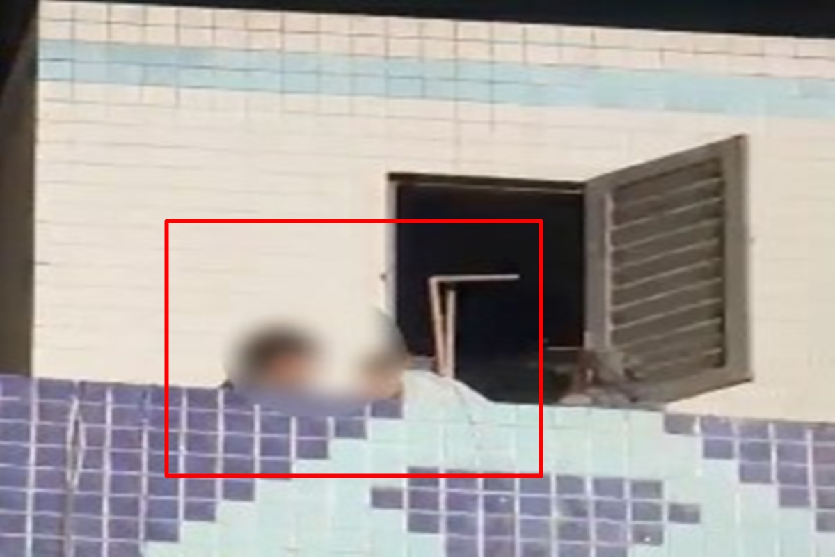Foragido após estuprar adolescente é visto escondido em caixa d'água