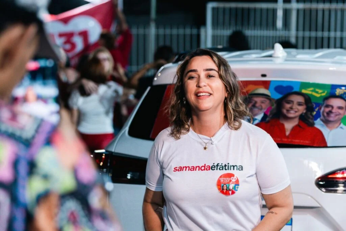 Imagem colorida, Samanda de Lula (PT) - Metrópoles