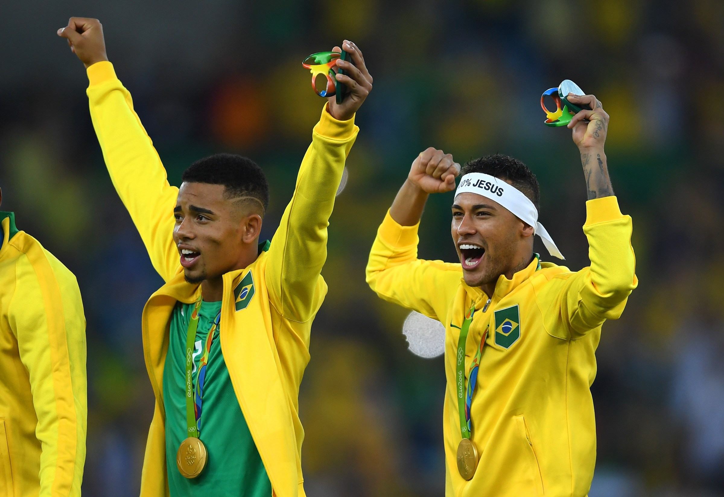 Gabriel Jesus celebra uma década do primeiro ouro olímpico do Brasil