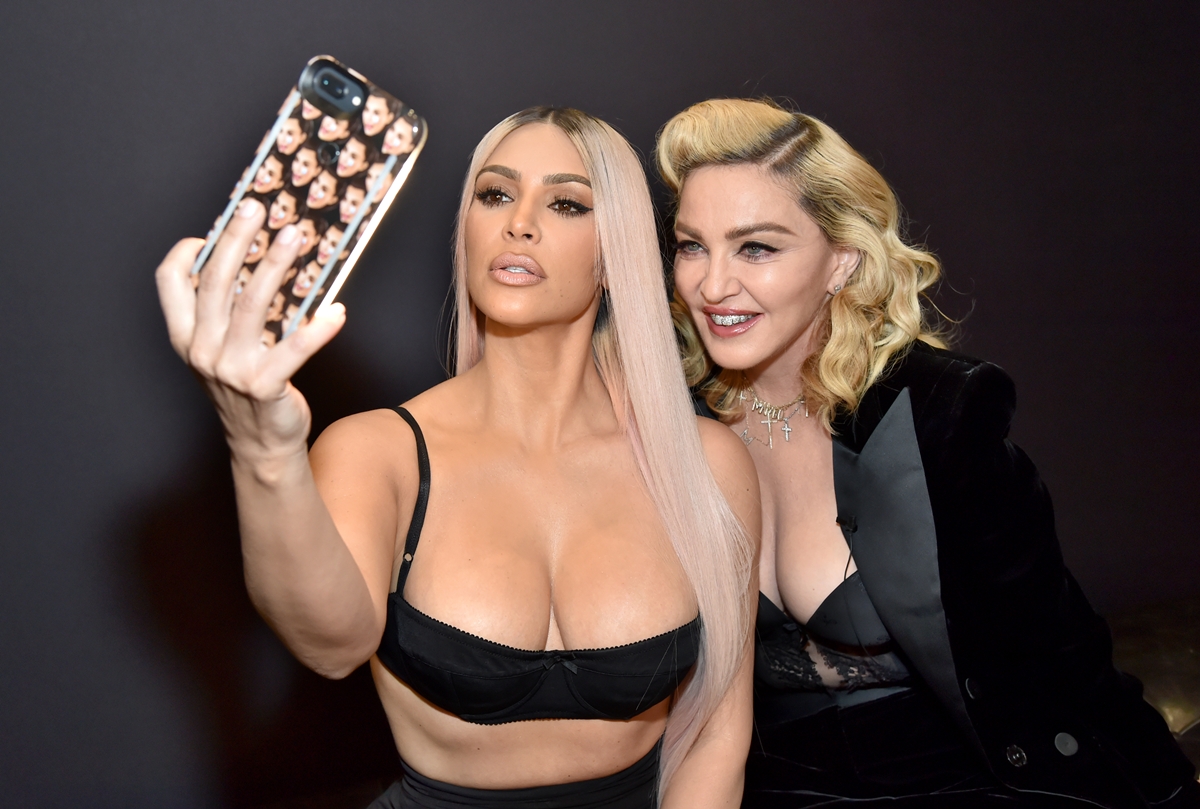 Kim Kardashian e Madonna - Metrópoles