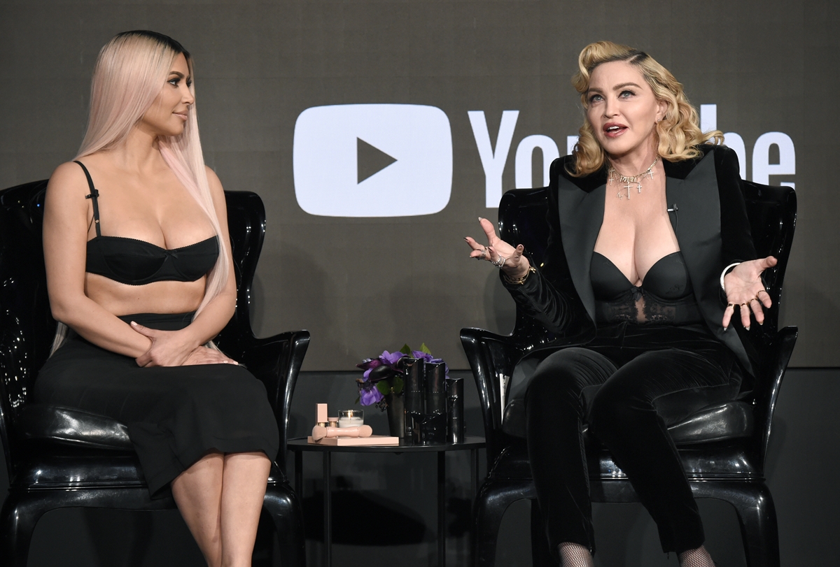 Kim Kardashian e Madonna - Metrópoles