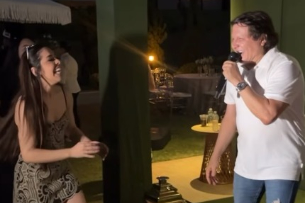 Giovani e nova namorada dançam juntinhos em meio a divórcio polêmico