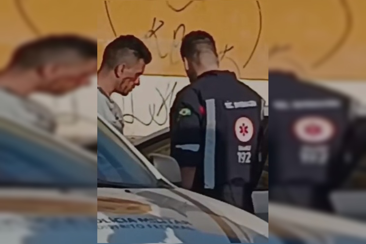 Morador da Espanha é brutalmente espancado dentro do carro em Ceilândia