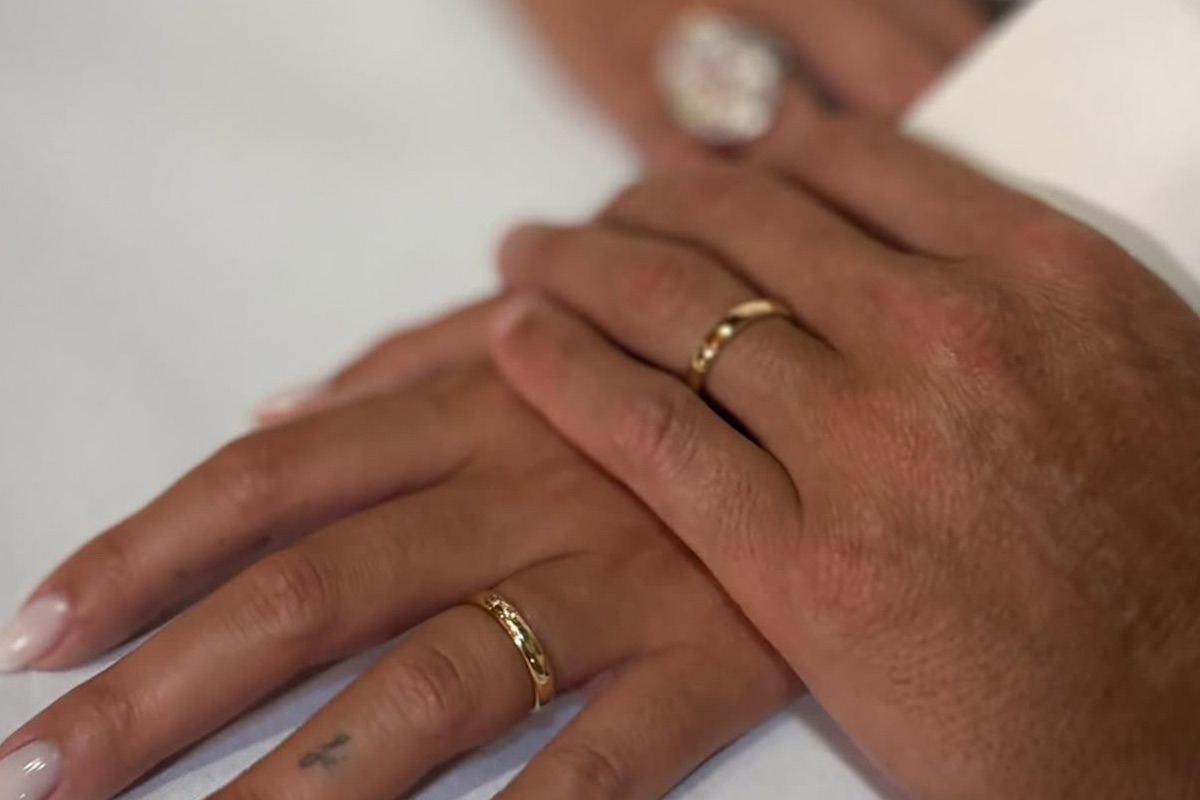 O casal Georgina e CR7 confirmou o casamento pelas redes sociais