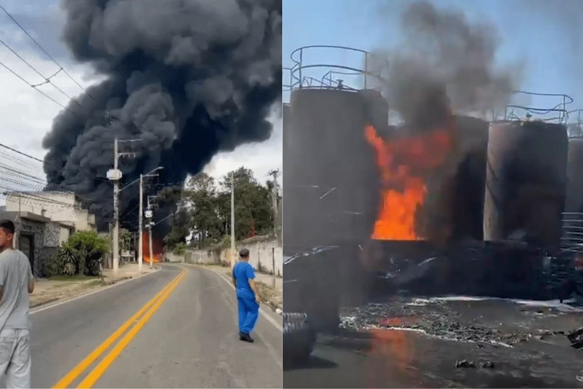 Incêndio em fábrica de solventes é extinto pelos bombeiros após 33h - QTU Questões do Universo