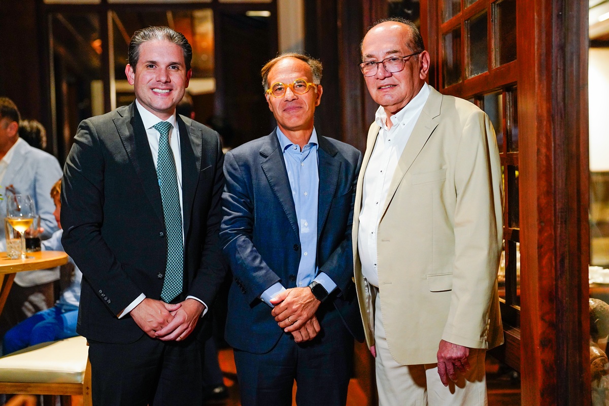 Hugo Motta, Giorgio Resta e Gilmar Mendes