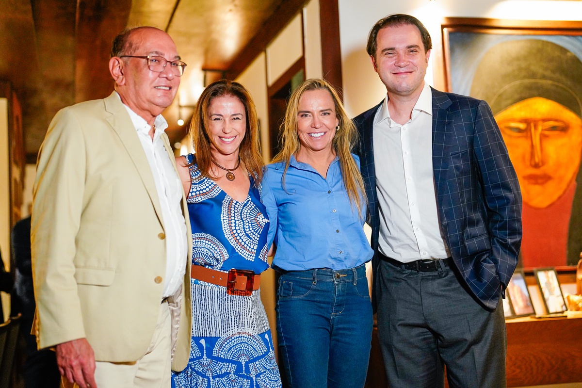 Gilmar Mendes, Morgana de Almeida, Celina Leão e Rodrigo Mudrovitsch