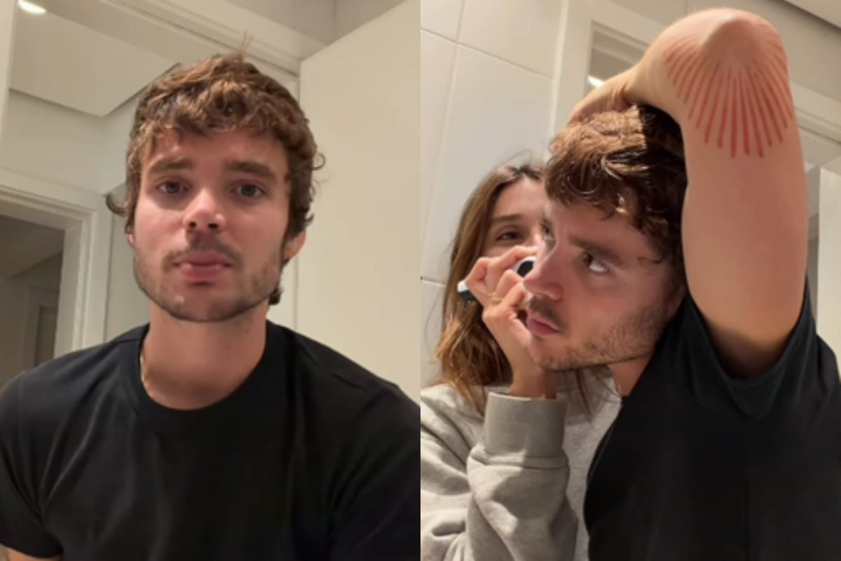 João Lucas raspa barba com ajuda de Sasha para viver Percy Jackson
