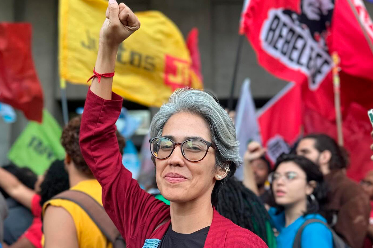 Juliette Pantoja, candidata ao governo do Rio de Janeiro pelo Unidade Popular