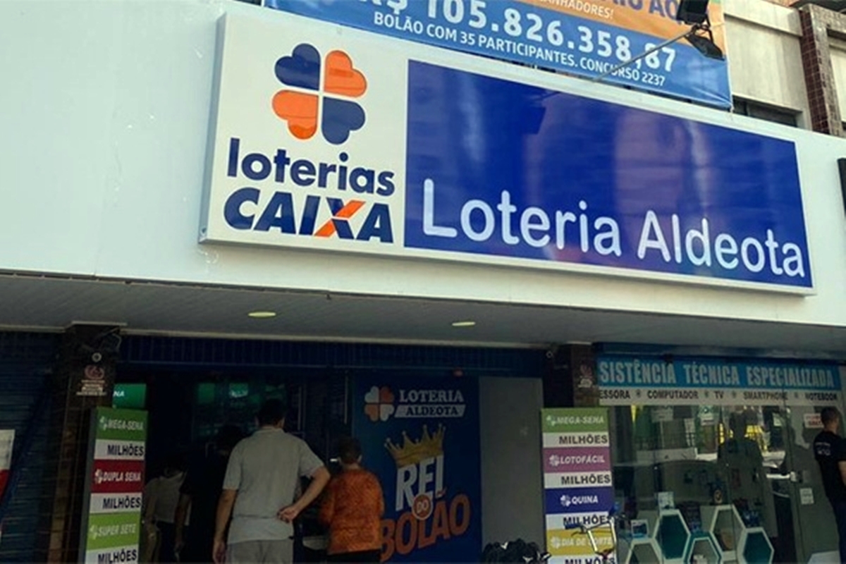 Loteria Aldeota, em Fortaleza, CE, onde bolão ganhou - Metrópoles