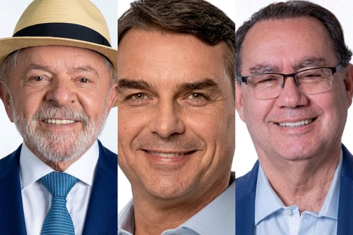 Lula tem 38%, Flávio, 30%, e Cury, 11%, em 1º turno, diz Real Time/Big Data