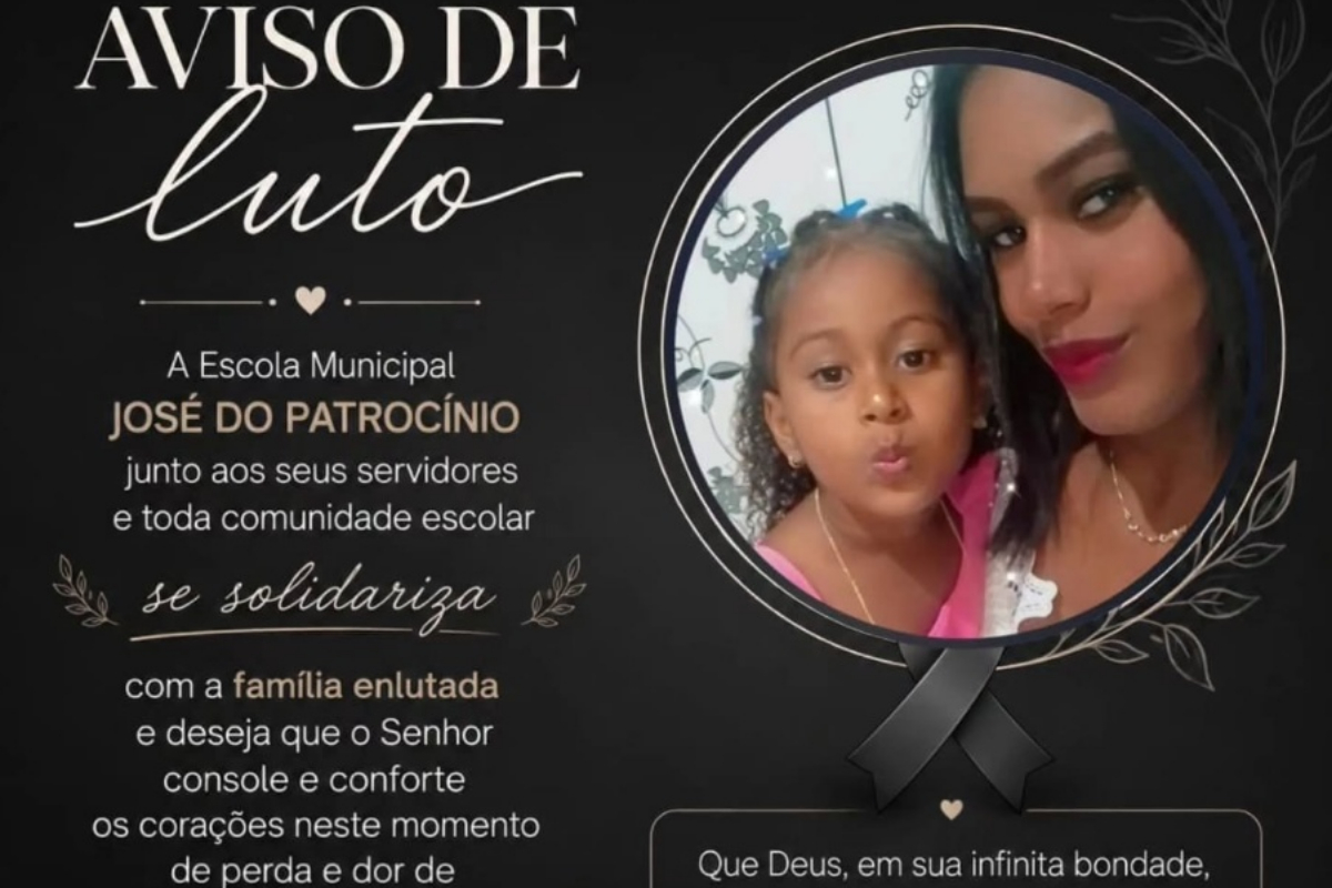 Mãe e filha mortas no RJ: escola decreta luto e suspende aulas