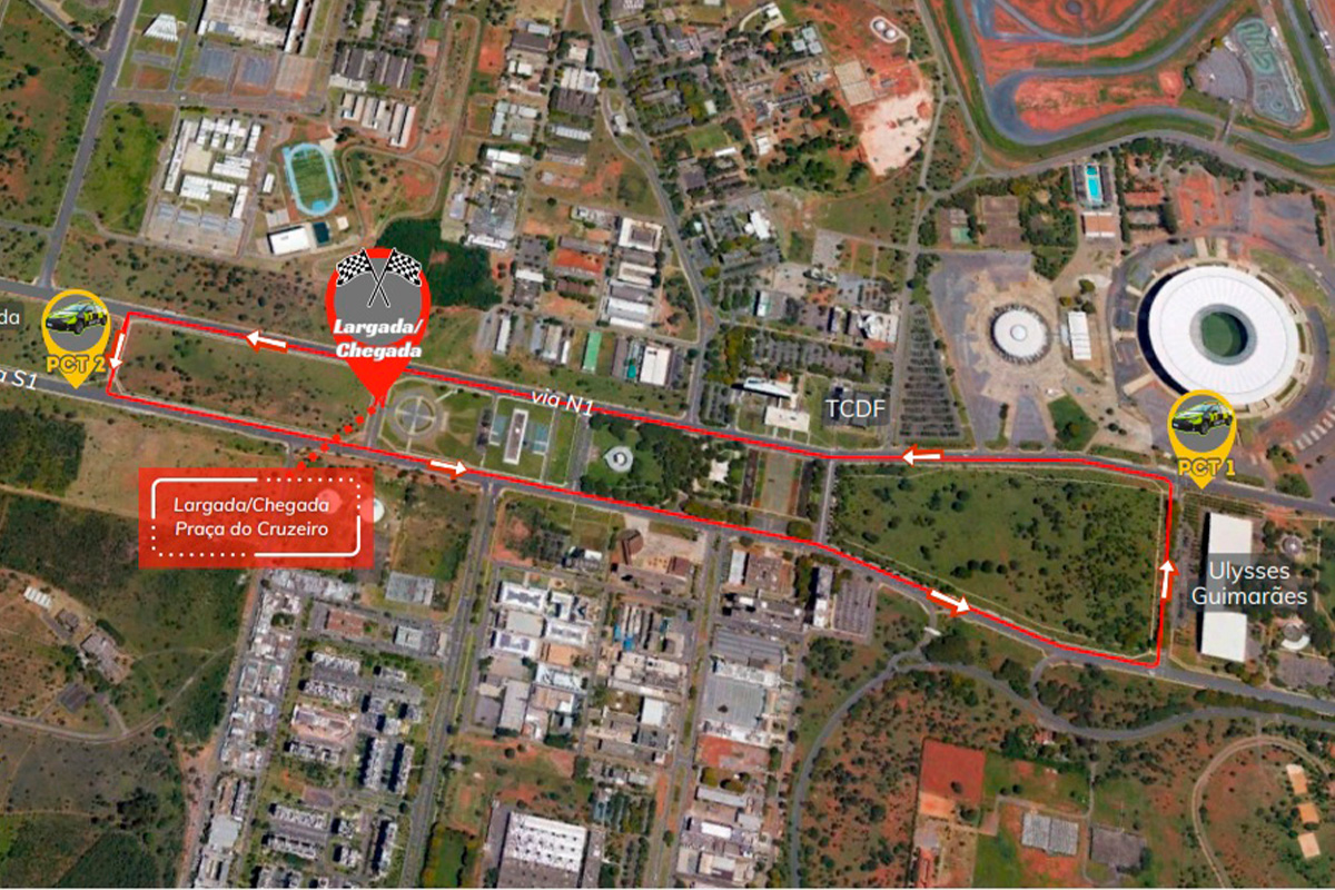 Mapa da Corrida Conecta wellness