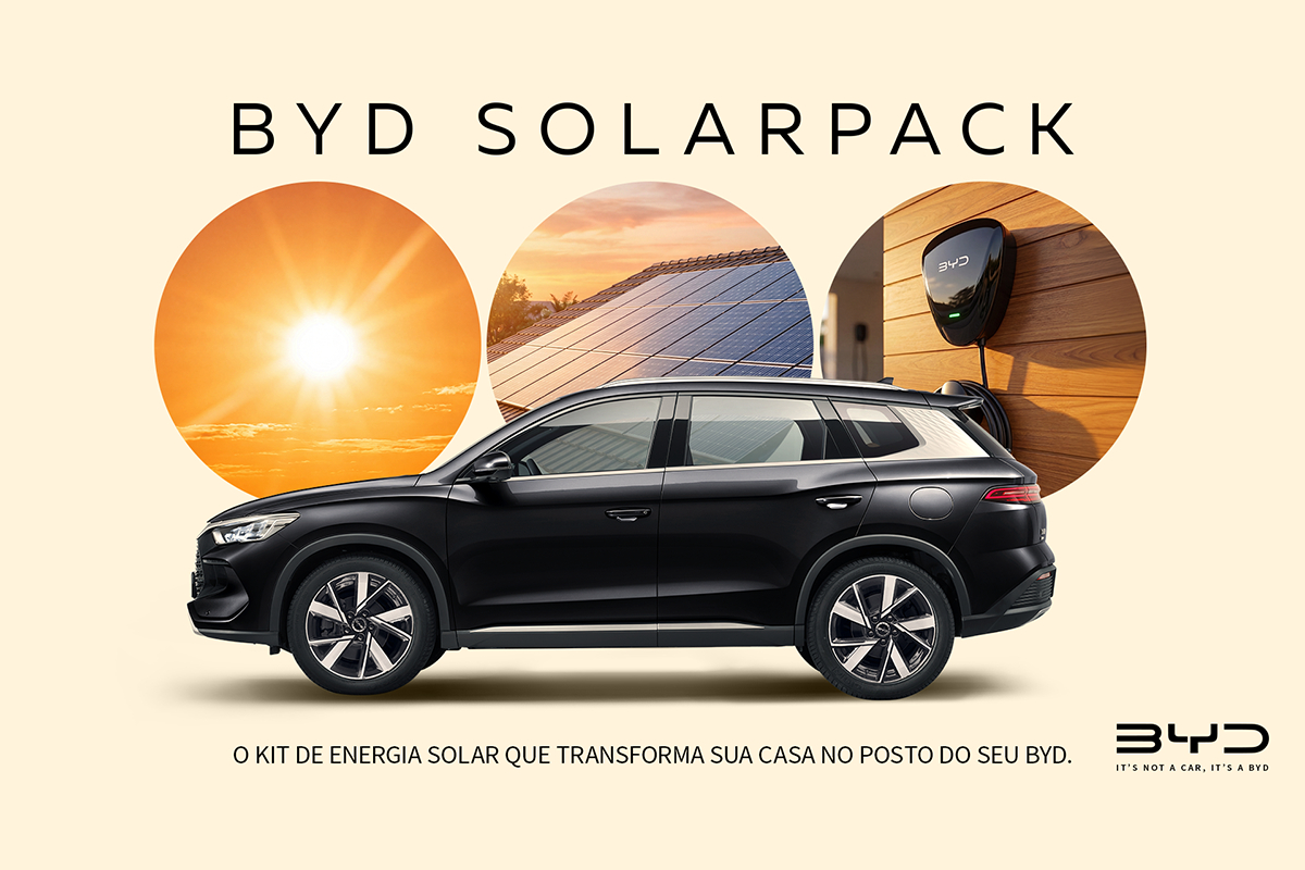 Imagem colorida da campanha BYD Solarpack - Metrópoles