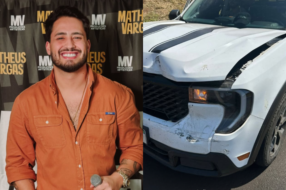Matheus Vargas, filho de Leonardo, acalma fãs após acidente de carro