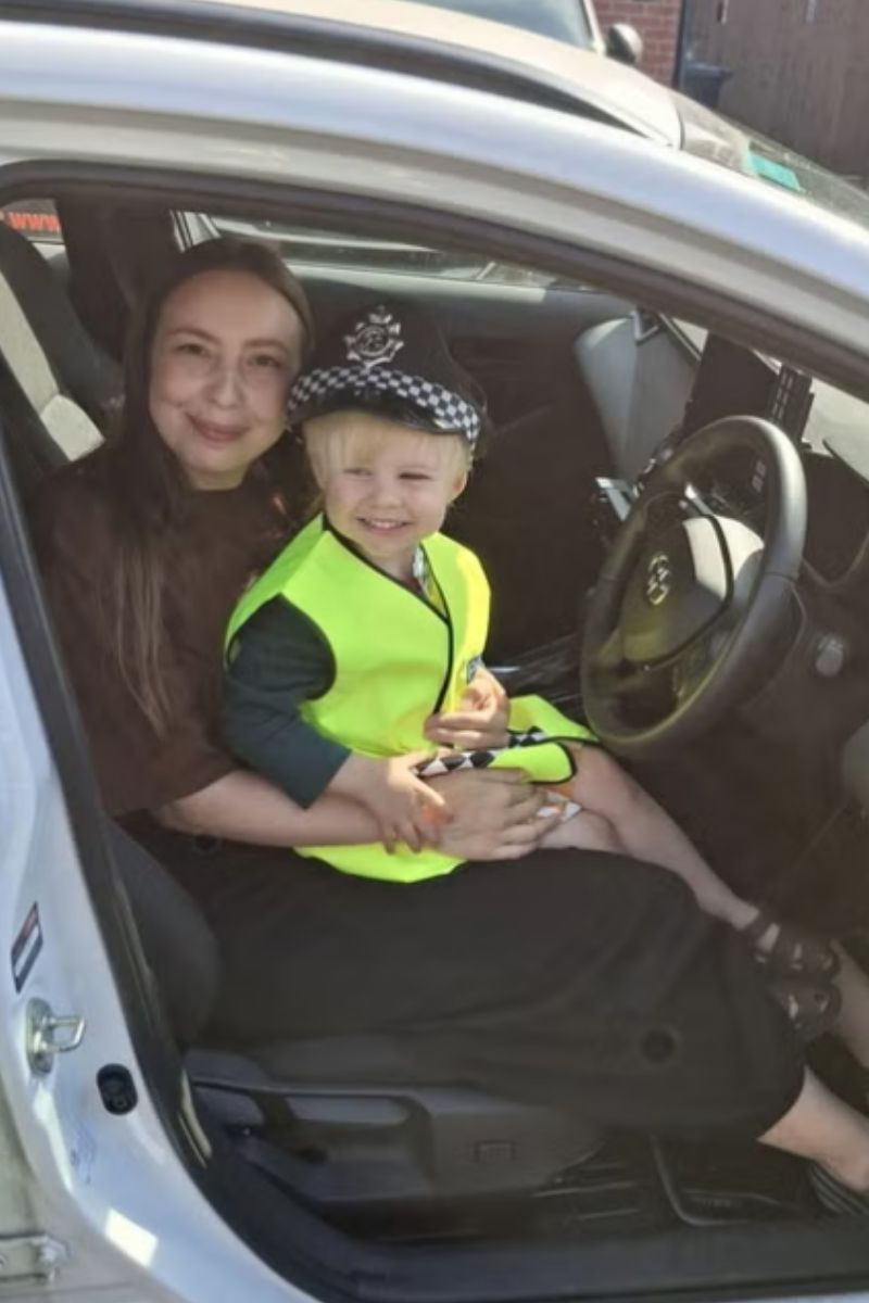 mãe com o filho