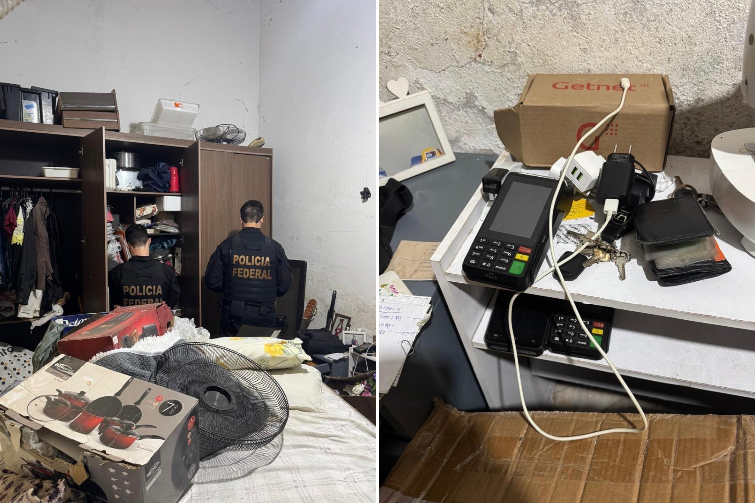 agentes da Polícia Federal em Governador Valadares