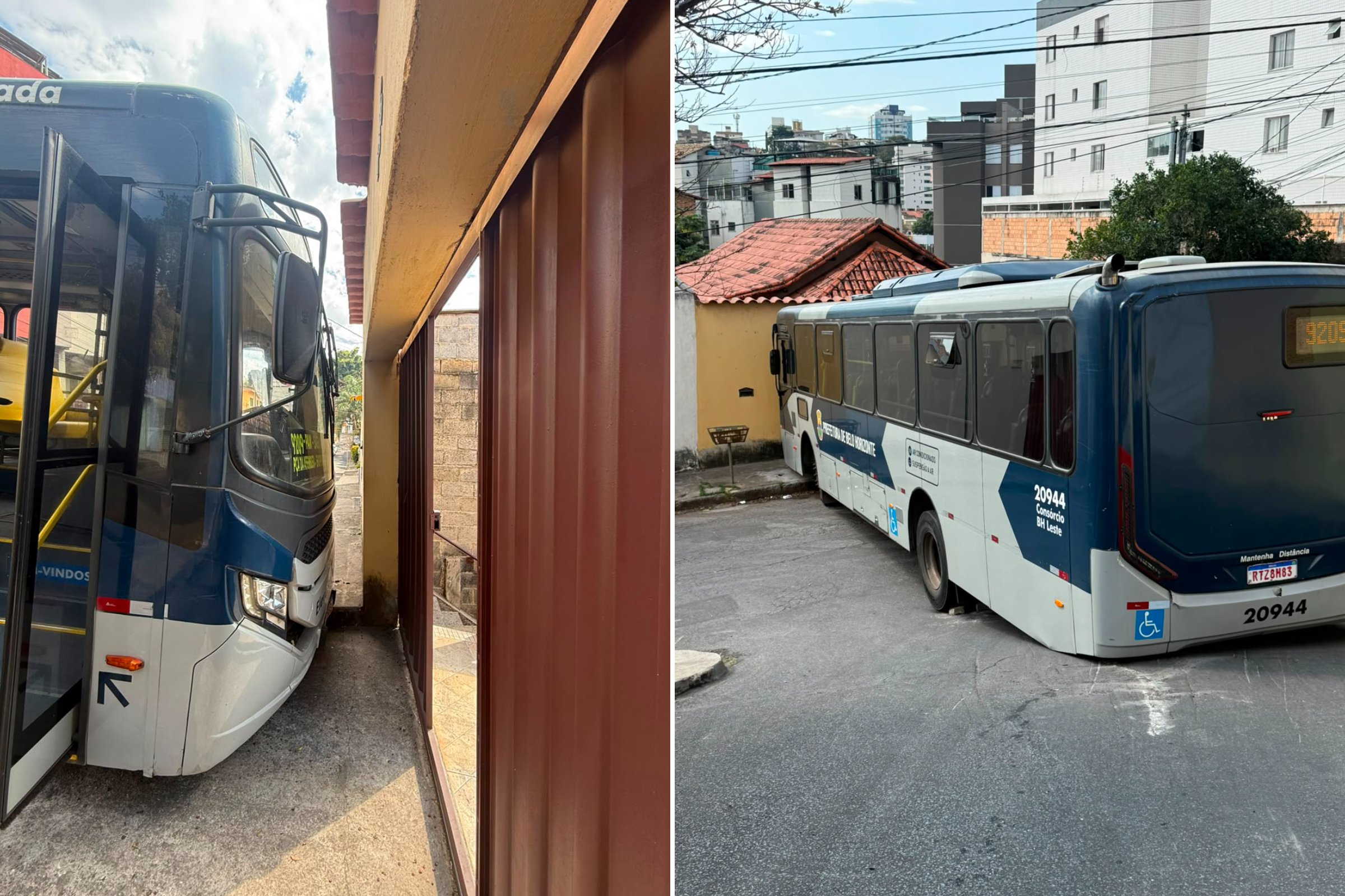 Incidente com ônibus em BH causa transtornos a moradores por horas