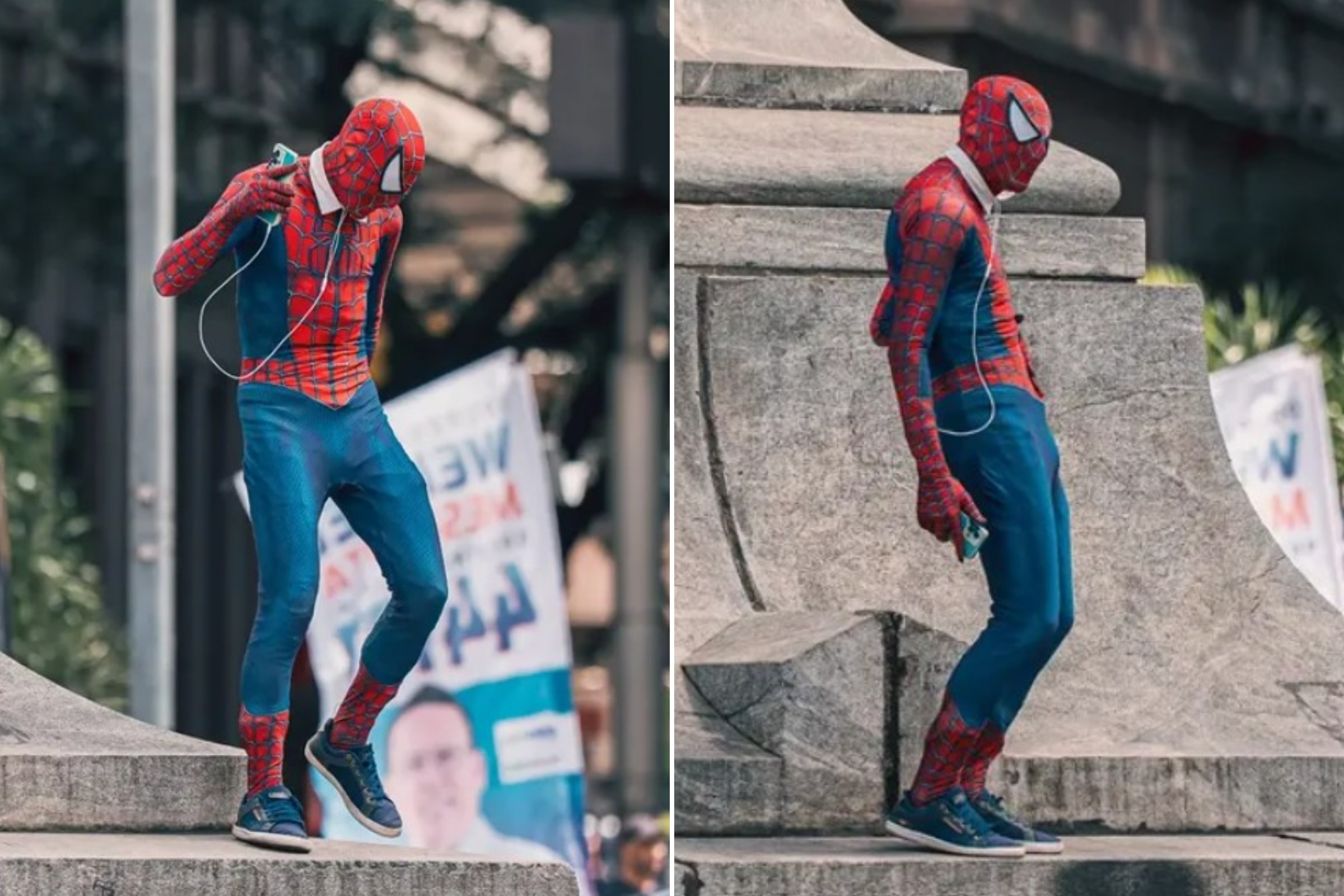 Homem-Aranha “se joga” na dança no pirulito da Praça 7, em BH - QTU Questões do Universo