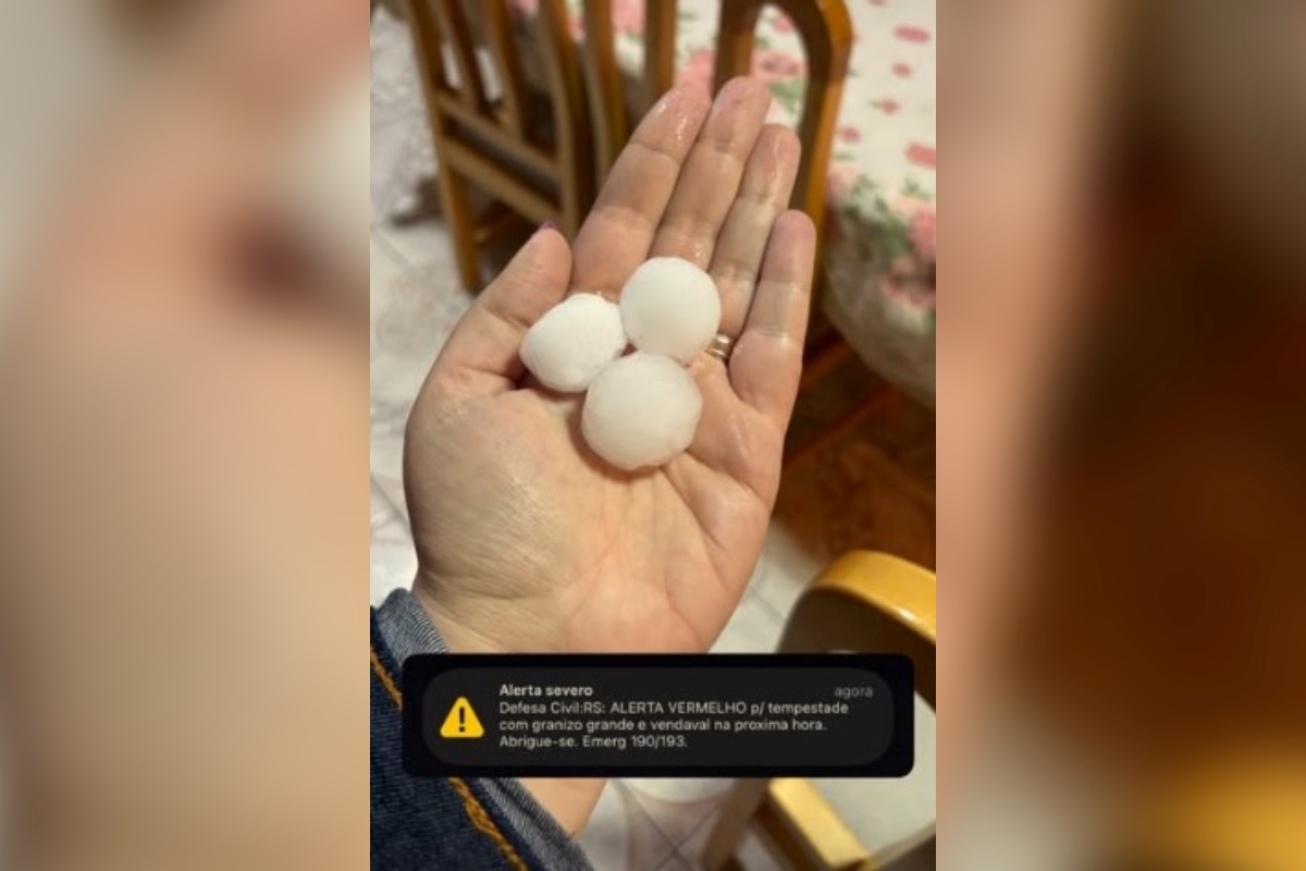 Serra Gaúcha: moradores e turistas recebem alerta vermelho durante temporal