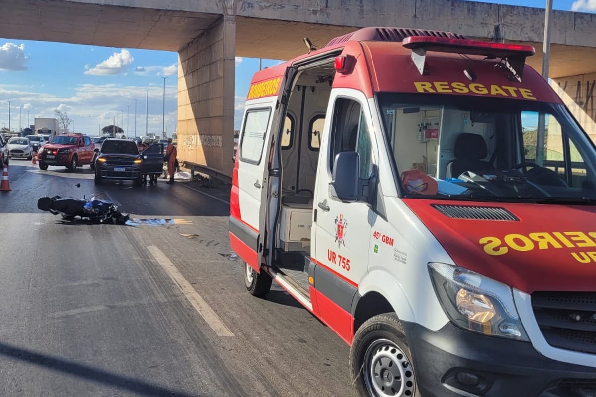 Imagem vinculada ao feed original: Motociclista morre em acidente de trânsito na BR-040