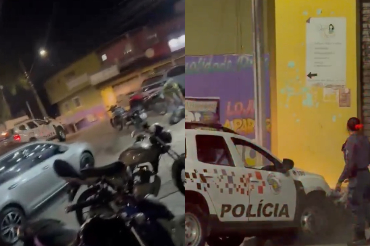 Motociclista é atingido por viatura da PM durante ação em Guarulhos