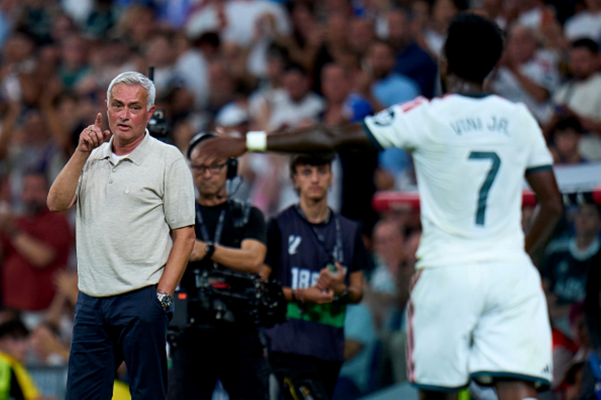 José Mourinho fala sobre reação de Vini Jr. após gol pelo Real Madrid