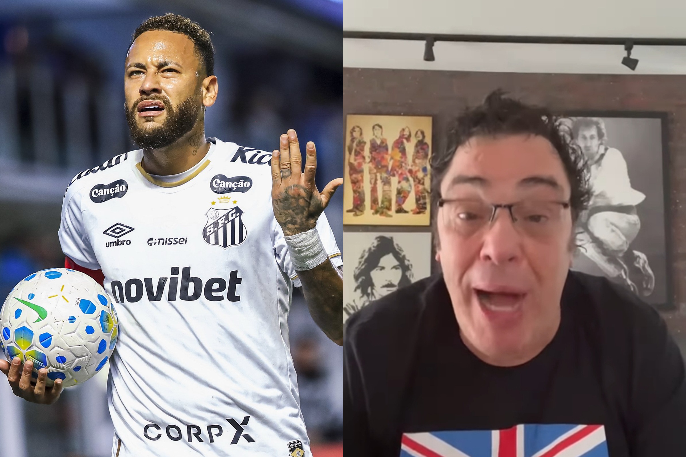 Neymar ataca Casagrande após críticas: "Respirou o ar errado" - QTU Questões do Universo