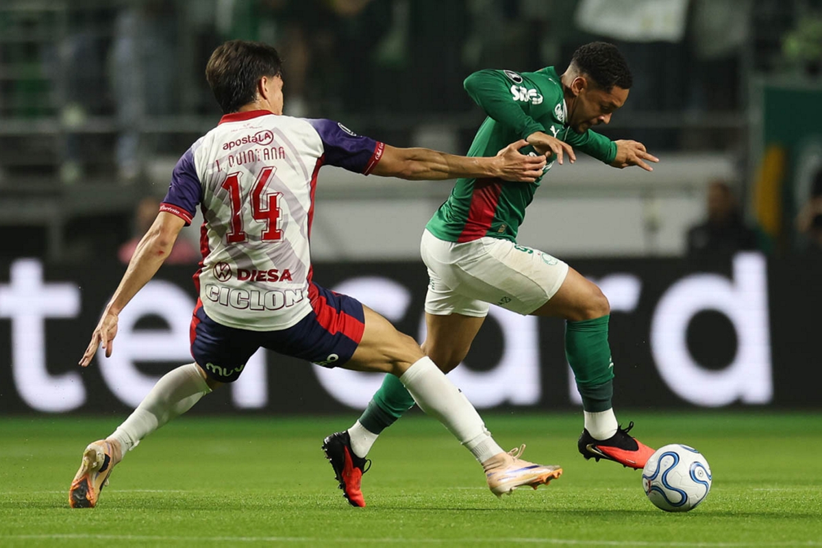 Empate emocionante entre Palmeiras e Cerro Porteño na Libertadores
