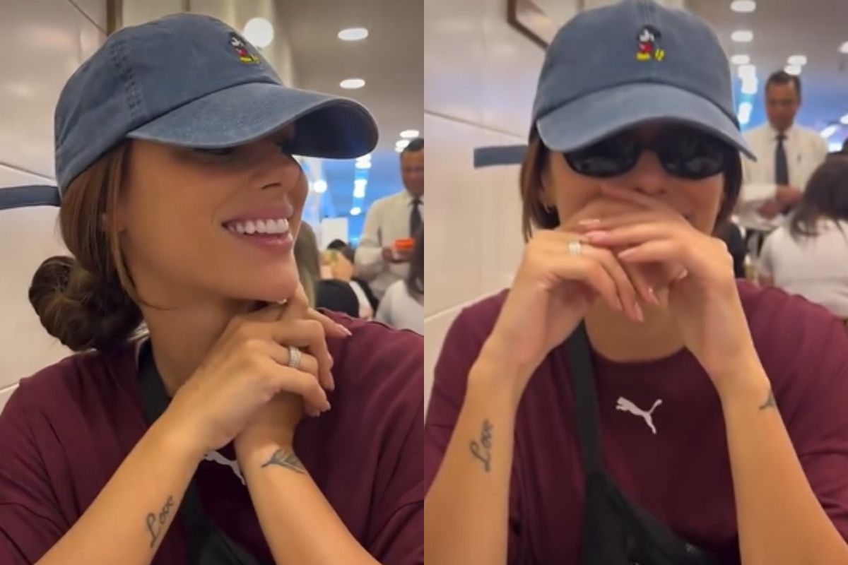 Imagem vinculada ao feed original: Bruna Biancardi aparece "disfarçada" na 25 de Março e divide opiniões