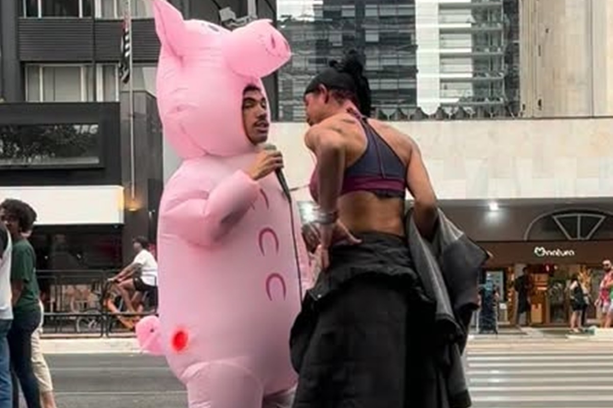 "Agora o show é meu", disse mulher que agrediu Porquinho da Paulista
