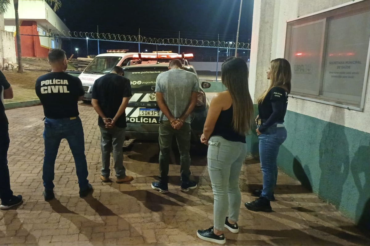 Imagem vinculada ao feed original: Dupla suspeita de executar homem a tiros em churrasco em GO é presa