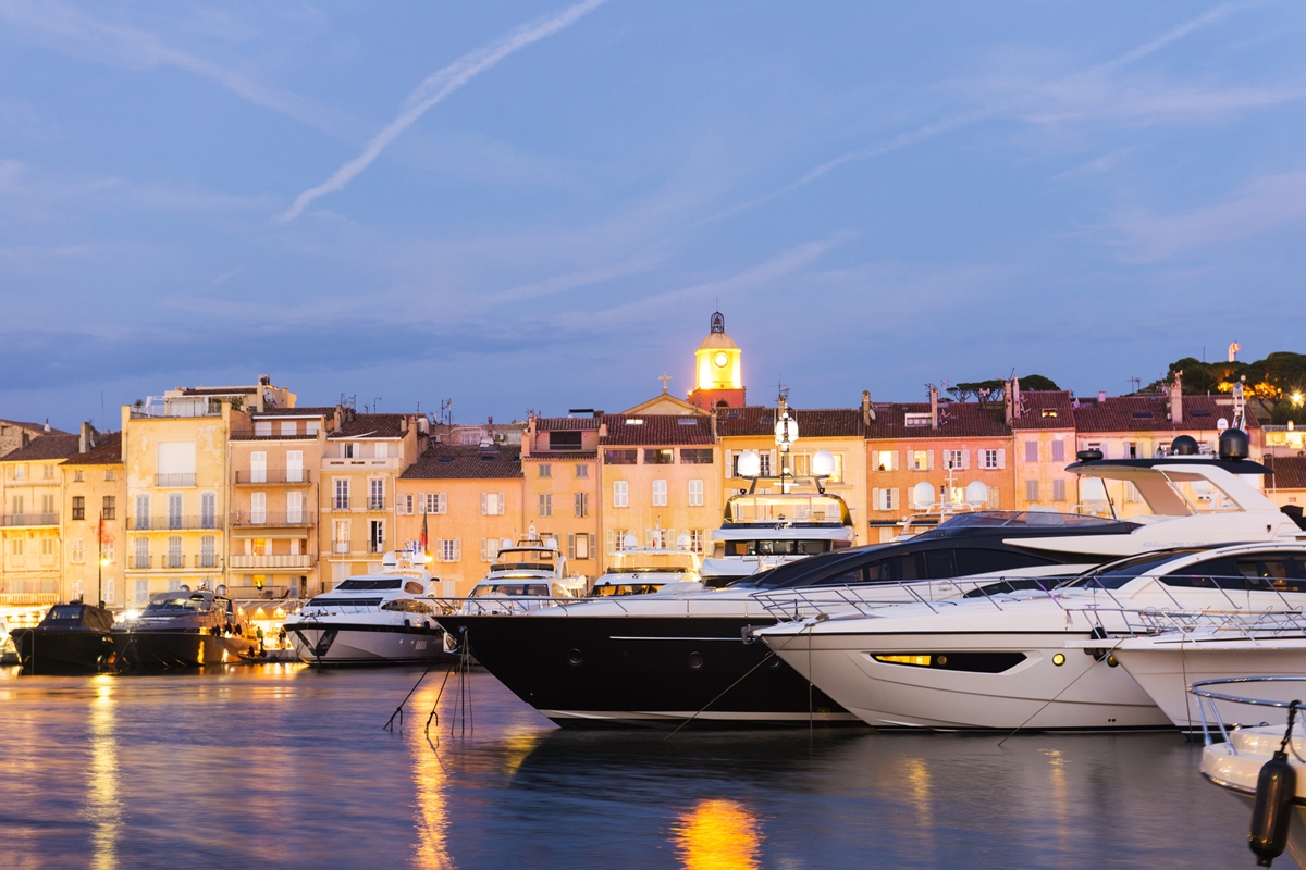 Foto de iates em Saint-Tropez - Metrópoles