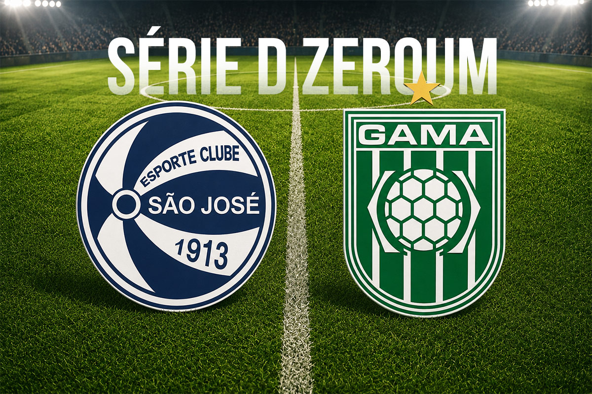 Série D ZeroUm: São José-RS e Gama-DF decidem quem sobe para a Série C