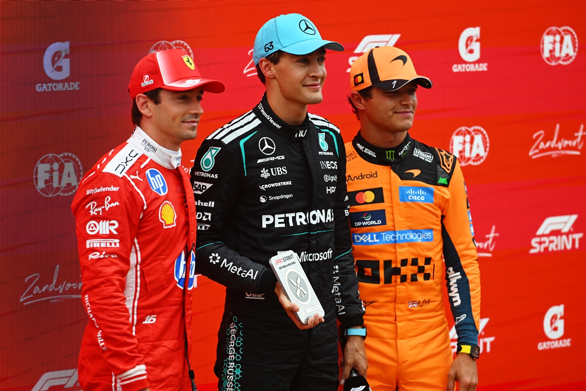 Russell vence sprint no GP da Holanda; Bortoleto termina em 9º