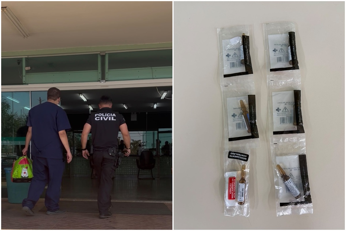 Técnico de enfermagem é preso após furtar ampolas de morfina em UPA no DF