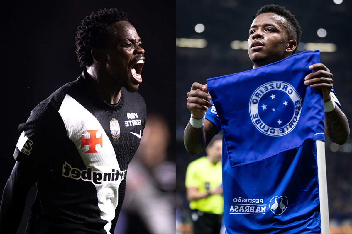 Em situações opostas, Vasco e Cruzeiro se encontram no Brasileirão