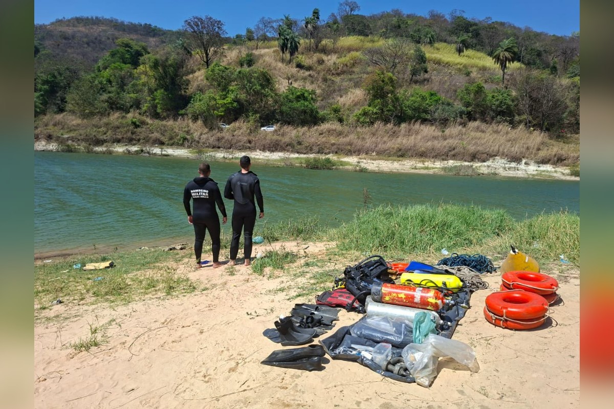 Corpo de mulher que se afogou na Lagoa Várzea das Flores é encontrado pelos bombeiros