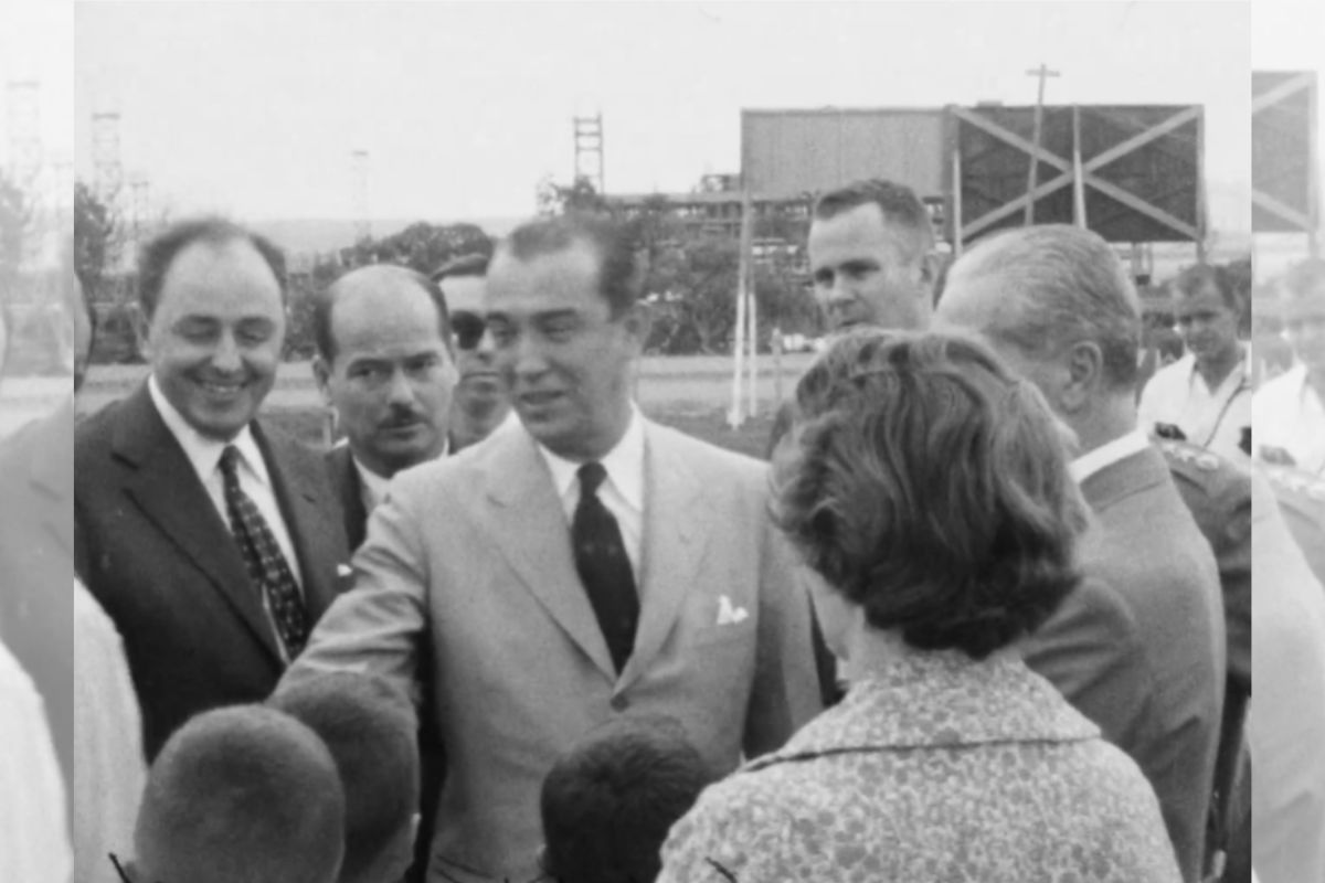 Visita de JK às obras do IPASE - Manuel Mendes (c. 1958)