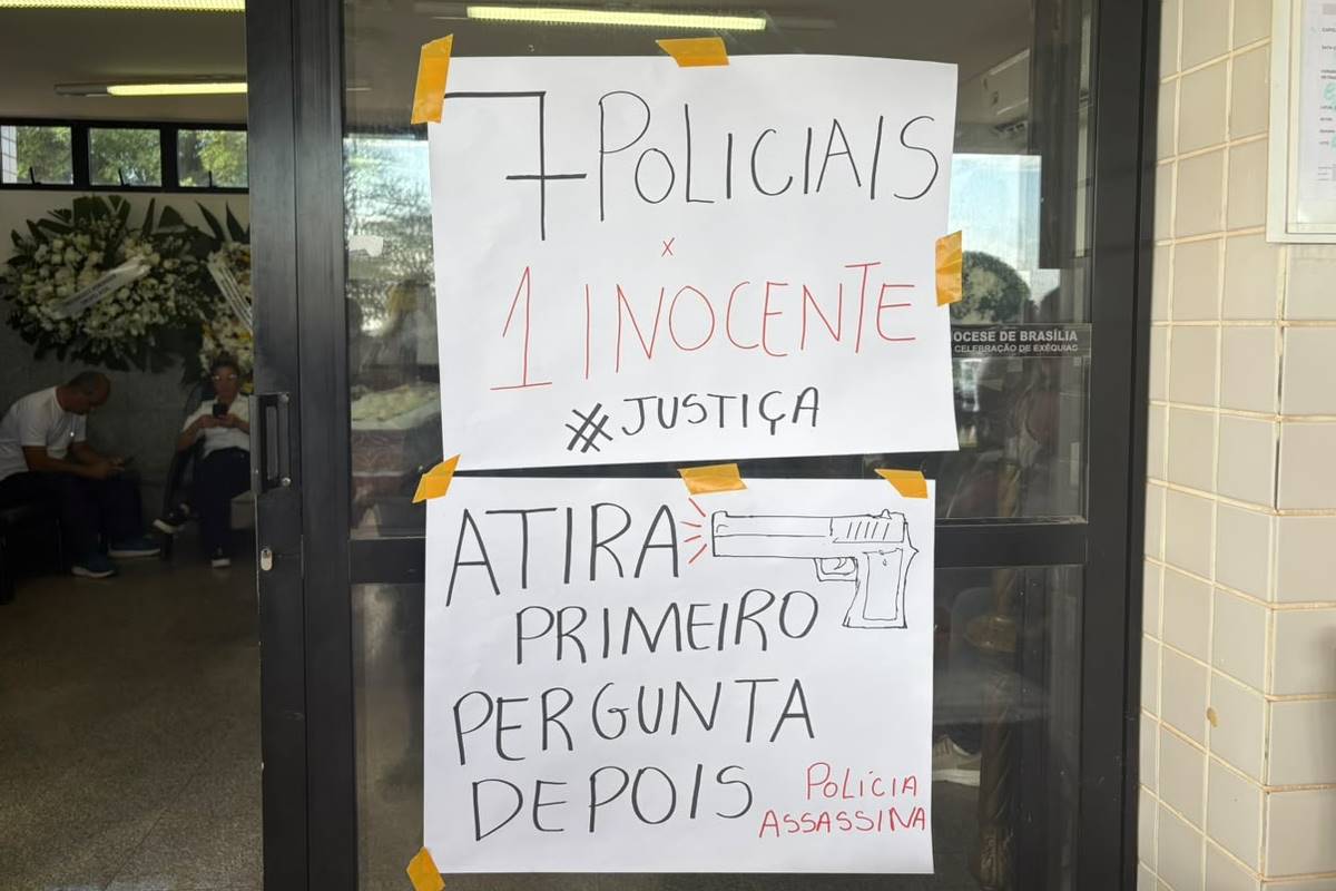 Vigilante morto pela PCDF é enterrado e família pede justiça