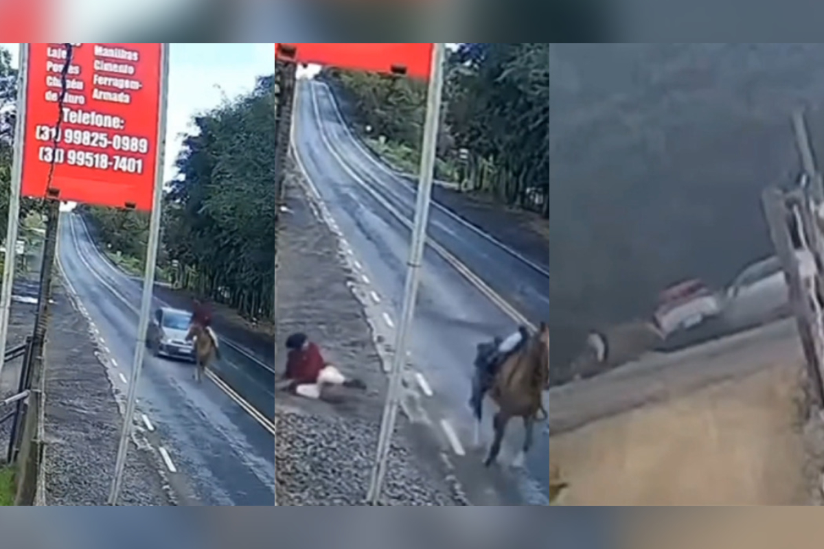 cavaleiro atropelado Esmeraldas -MG