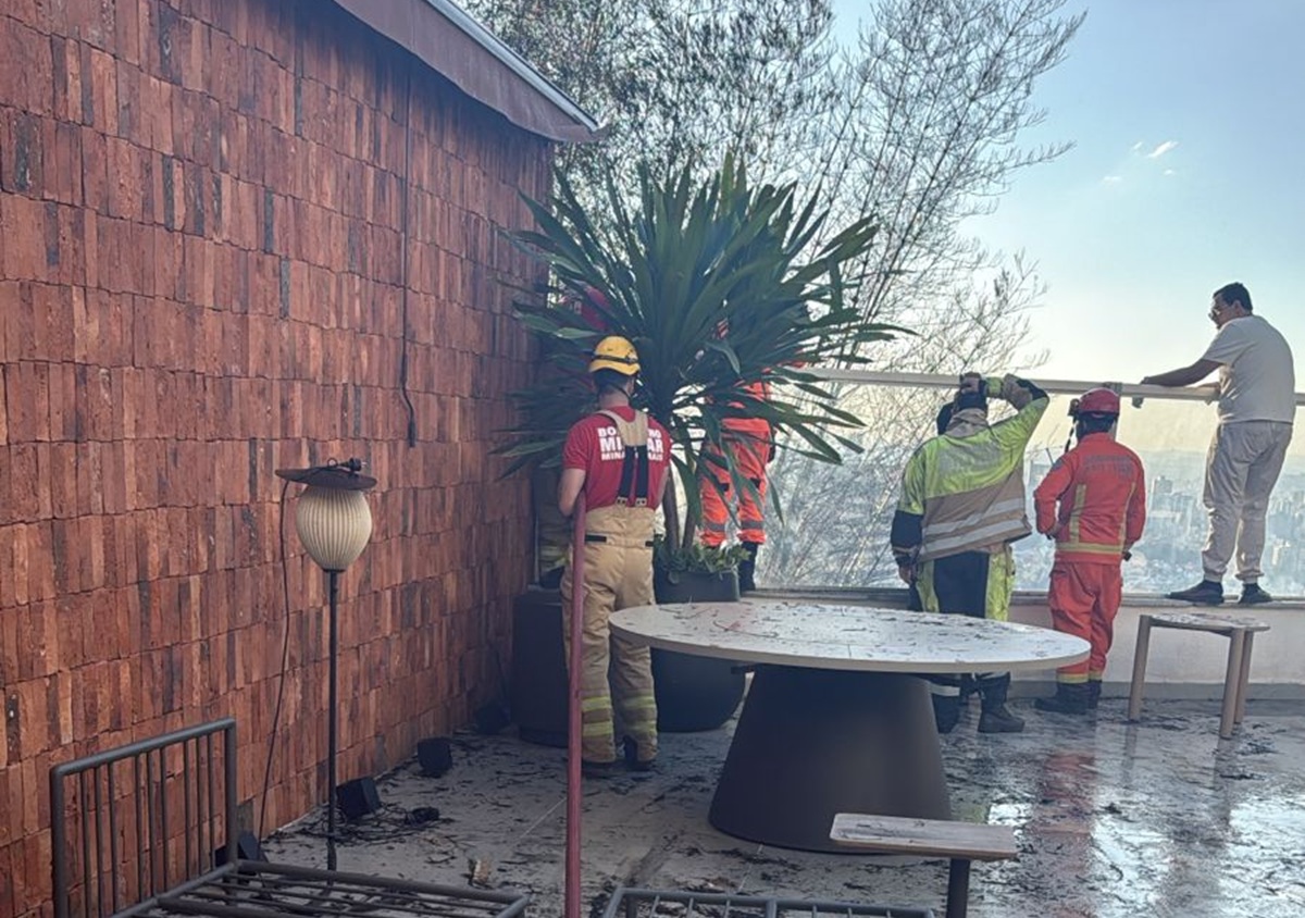 bombeiros loja de móveis incêndio BH