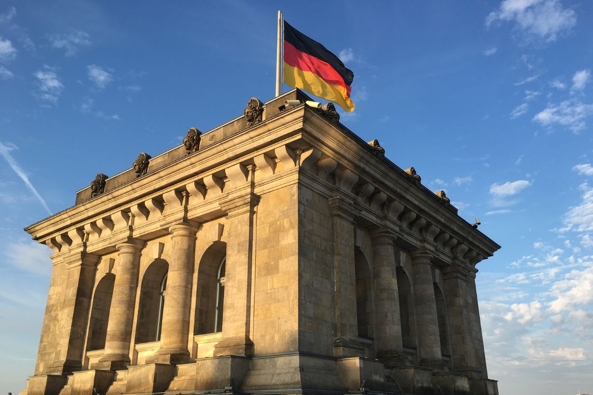 Palácio do Reichstag, sede do Parlamento da Alemanha, em Berlim